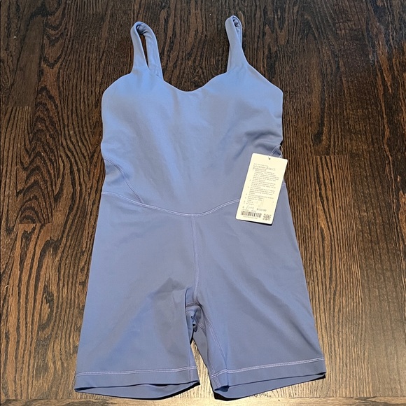 Lululemon NWT Align 6” Prep Blue Bodysuit - Picture 2 of 5